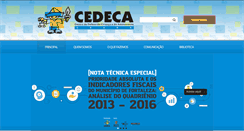 Desktop Screenshot of cedecaceara.org.br