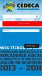 Mobile Screenshot of cedecaceara.org.br