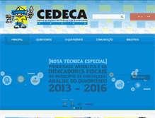Tablet Screenshot of cedecaceara.org.br